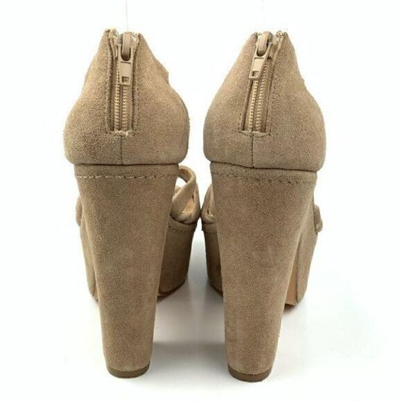 Steve Madden platforms sz 8.5 P-gabbi suede chunky - Picture 5 of 14